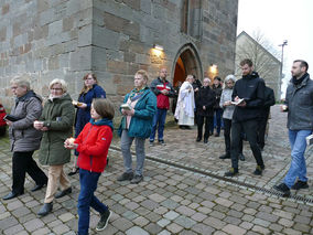 Lumen Christi - Auferstehungsmesse in St. Crescentius (Foto: Karl-Franz Thiede)